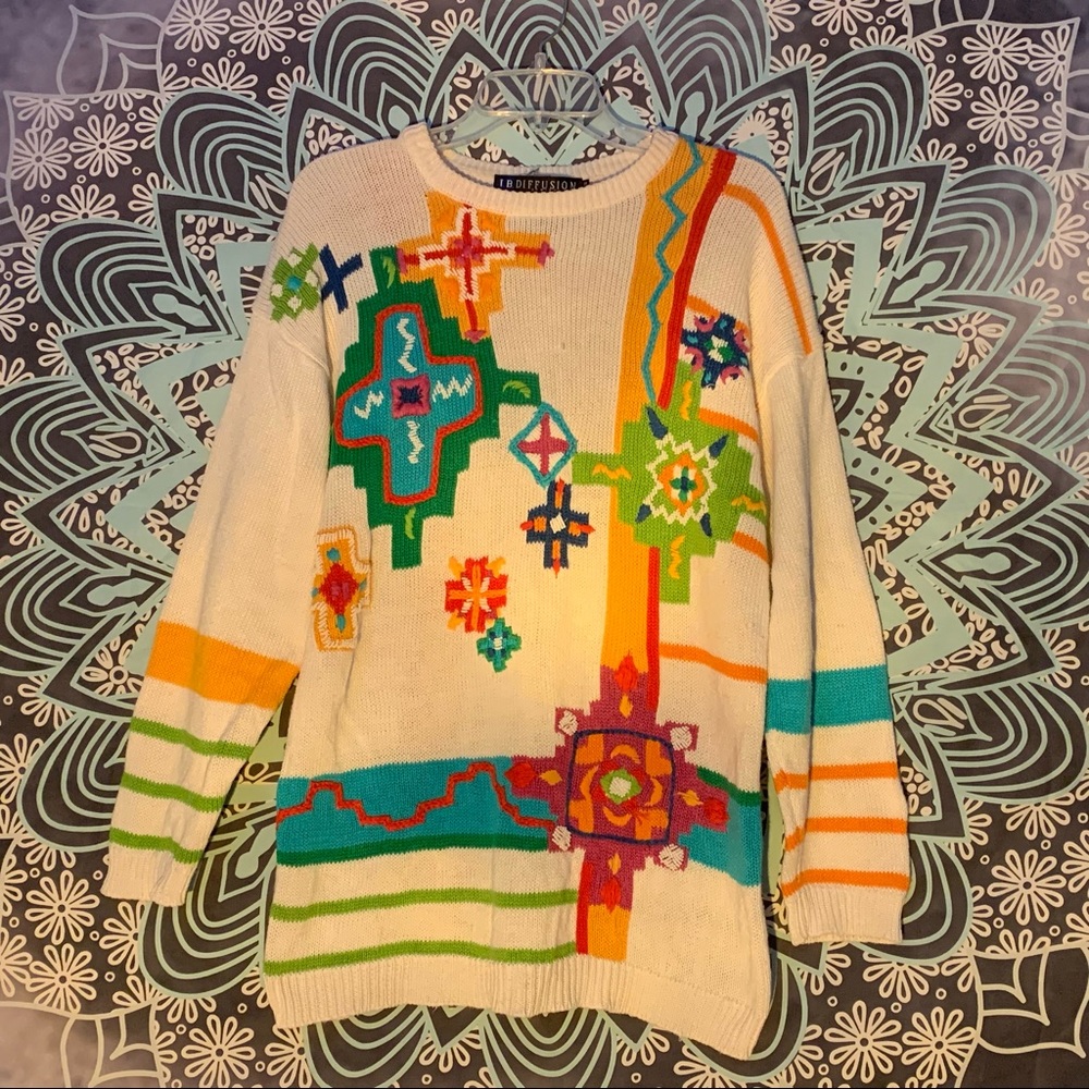 Vintage Grandma Pullover Sweater